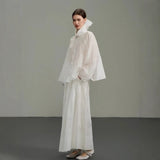 Spring suit new jacquard new Chinese vest white shirt top old money wind vest C0136 skirt
