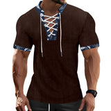KKBOXLY 2025 popular summer New Ami Kaji men's slim-fitting short-sleeved n oversize casual V-neck strap T-shirt men