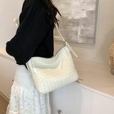 KKBOXLY 2025 High-end fashion soft leather underarm tote bag women's popular new large-capacity versatile portable shoulder bag