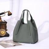 Women's bag New leather texture first layer cowhide vegetable basket bag large capacity first layer cowhide crossbody handbag 3303