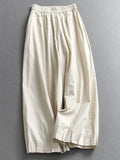 Polka dot elastic waist cool thin retro literary pleated bud pants women's nine-point pants bloomers balloon pants X960