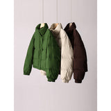 2025 Huge and thin! Three-proof white goose down bread clothes, stand-up collar down jackets for women, high-end women's short winter goose down clothes.