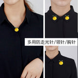 2025 Japanese cute summer fruit brooch 2021 new pin anti-light buckle, peach cherry collar pin