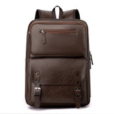 2025 backpack Men's casual backpack Business travel laptop bag PU travel backpack