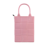 KKBOXLY 2025 trendy PVC Barbie jelly bag, fashionable and versatile dinner bag, dirt-resistant and easy-to-wash summer vegetable basket bag customization