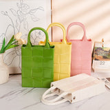 KKBOXLY 2025 trendy PVC Barbie jelly bag, fashionable and versatile dinner bag, dirt-resistant and easy-to-wash summer vegetable basket bag customization