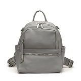 2025 2025 new solid color soft leather high-end backpack fashion trend lightweight multi-purpose women's bag leisure bag
