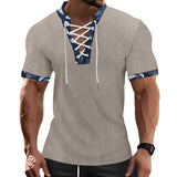KKBOXLY 2025 popular summer New Ami Kaji men's slim-fitting short-sleeved n oversize casual V-neck strap T-shirt men