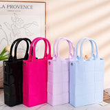 KKBOXLY 2025 trendy PVC Barbie jelly bag, fashionable and versatile dinner bag, dirt-resistant and easy-to-wash summer vegetable basket bag customization