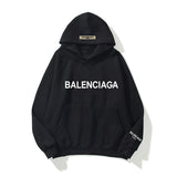 KKBOXLY 2025Essentials Season 8 Tide Brand Letter BALENC High Street Loose Fleece FEAROFGOD Men's and Women's Hoodies