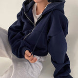 2025 popular Autumn   Women's New Fashion Casual Zipper Cardigan Thin Velvet Sweater Jacket Women's 661