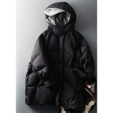 2025 High-end 90 white duck down, cocoon bread jacket, hooded down jacket Pinghu down jacket women's clothing medium and long women's winter