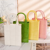 KKBOXLY 2025 trendy PVC Barbie jelly bag, fashionable and versatile dinner bag, dirt-resistant and easy-to-wash summer vegetable basket bag customization