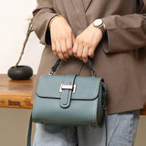 Bag 2021 new fashion trendy mother girl summer small messenger bag genuine leather women's bag versatile shoulder portable small square bag