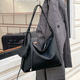 [Factory] TOGO cowhide large-capacity  style tote bag New genuine leather single shoulder fashion messenger women's bag