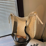 KKBOXLY 2025 High-end fashion soft leather underarm tote bag women's popular new large-capacity versatile portable shoulder bag