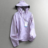 Couple solid color mesh breathable light outdoor sports thin jacket long sleeve imitation ultraviolet sunscreen X986