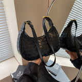 KKBOXLY 2025 Design sense niche bag women's versatile simple underarm bag popular new fashion casual one shoulder crossbody dumpling bag