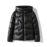 2025 Giant Warm 95 White Goose Down Five-proof Hooded Down Jacket Women's High-end Women's Clothing Short Jacket Pinghu Goose Down Clothing Winter