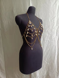 2025  LH4289 2025 New 2023 new hot-selling handmade multi-layer fringed metal chain exquisite body chain