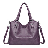 Spring New Women's Bag  Large Bag Portable Tote Bag Soft Leather Large Capacity Shoulder Crossbody Women's Bag