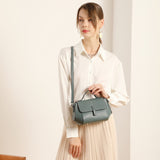 Bag  new leather women's bag first layer cowhide shoulder crossbody small bag portable small square bag tide
