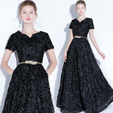 2025evening dresses women's  new dignified and elegant host long performance clothes slim and thin annual meeting dress