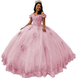 2025Express Mesh Small Trailing Shoulder Sweetheart Party Ball Bar Mitzvah Dress Lace Beaded Dress