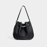 2025 Bags Large-capacity women's niche leather cowhide bucket bags Versatile Popular-style shoulder bags Premium casual messenger bags
