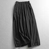 Polka dot elastic waist cool thin retro literary pleated bud pants women's nine-point pants bloomers balloon pants X960