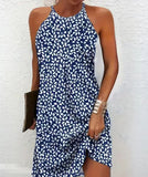 Kkboxly  Criss Cross Sleeveless Tank Dress, Casual Dress For Spring & Summer, Women's Clothing