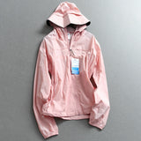 Couple solid color mesh breathable light outdoor sports thin jacket long sleeve imitation ultraviolet sunscreen X986