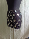 2025  4201 2025 sexy metal chain with acrylic sheet five-pointed star pendant fashionable and exquisite belt waist chain skirt