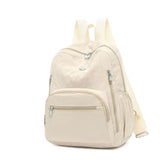 2025 Backpack Women's 2025 New Waterproof Oxford Cloth Backpack Fashion Casual Large Capacity Women's Lightweight Travel School Bag