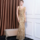 2025 Evening dress, socialite style, light luxury temperament, high-end banquet, high-end sense, heavy industry sequins, long and thin dress