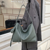 [Factory] TOGO cowhide large-capacity  style tote bag New genuine leather single shoulder fashion messenger women's bag