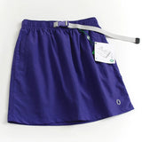 Cool outdoor quick-drying anti-light culottes thin summer new a-shaped skirt versatile women's skirt short skirt D765
