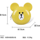 KKBOXLY 2025 Bo Hao, bear head PVC Barbie jelly bag fashionable and versatile dinner bag dirt-resistant and easy-to-wash macaron tone customization