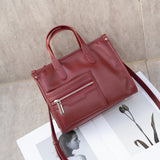 new first-layer cowhide natural drop small square bag women's leather portable, tote bag fashionable and simple women's bag diagonal