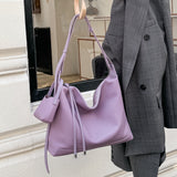 [Factory] TOGO cowhide large-capacity  style tote bag New genuine leather single shoulder fashion messenger women's bag