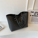 KKBOXLY 2025 Large-capacity bag women's popular new trendy and versatile premium texture shoulder bag portable school bag commuter tote bag