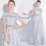 2025evening dresses women's  new dignified and elegant host long performance clothes slim and thin annual meeting dress