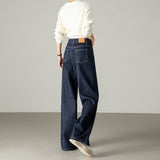 Customized Spring New High Waist Straight Pants Comfortable Versatile Skinny Modified Leg Loose Jeans Women's Fashion