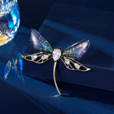 2025 Brooch Women's high-end sense Autumn and winter blazer accessories Niche design sense Fixed multi-purpose pin Dragonfly brooch