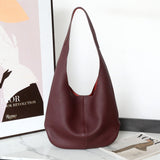 Genuine leather bag women's new  large-capacity underarm tote bag first-layer cowhide women's bag New versatile shoulder bag