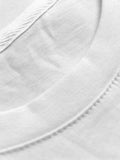 Solid color lace splicing split ends loose and thin  summer new long dress round neck T-shirt dress dress Z592