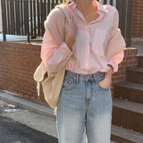 Spring  New Shirt Dopamine Wear Korean Version Top Sunscreen Outer Design Cardigan Shirt Women