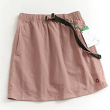 Cool outdoor quick-drying anti-light culottes thin summer new a-shaped skirt versatile women's skirt short skirt D765