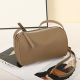 Fashion niche high sense Boston bag women's New leather women's bag versatile crossbody shoulder pillow bag women 1102