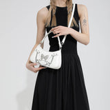 KKBOXLY 2025 Chain Portable Small Bag Women's popular New Fashion Retro One Shoulder Underarm Bag Niche Design Crossbody Baguette Bag